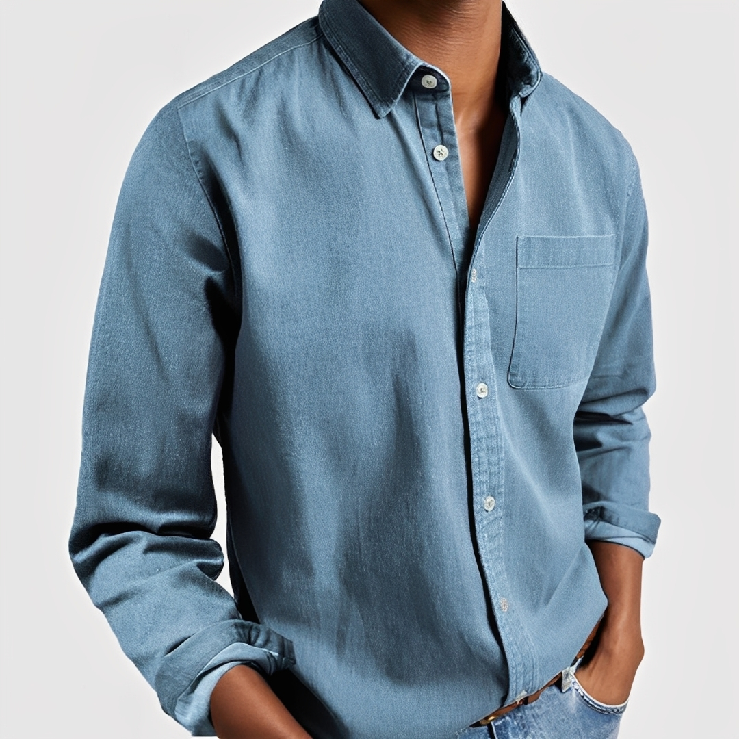Gauvain - Casual Langarmhemd für Herren