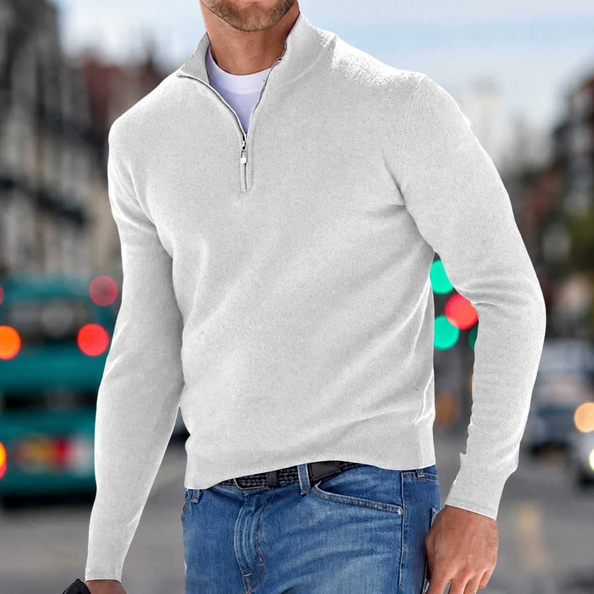 Carlo - Pullover mit Zipper