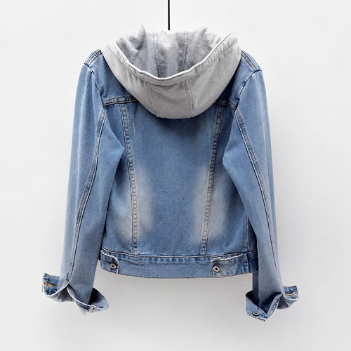 Adah - Lange Jacke mit abnehmbarer Kapuze