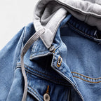 Adah - Lange Jacke mit abnehmbarer Kapuze