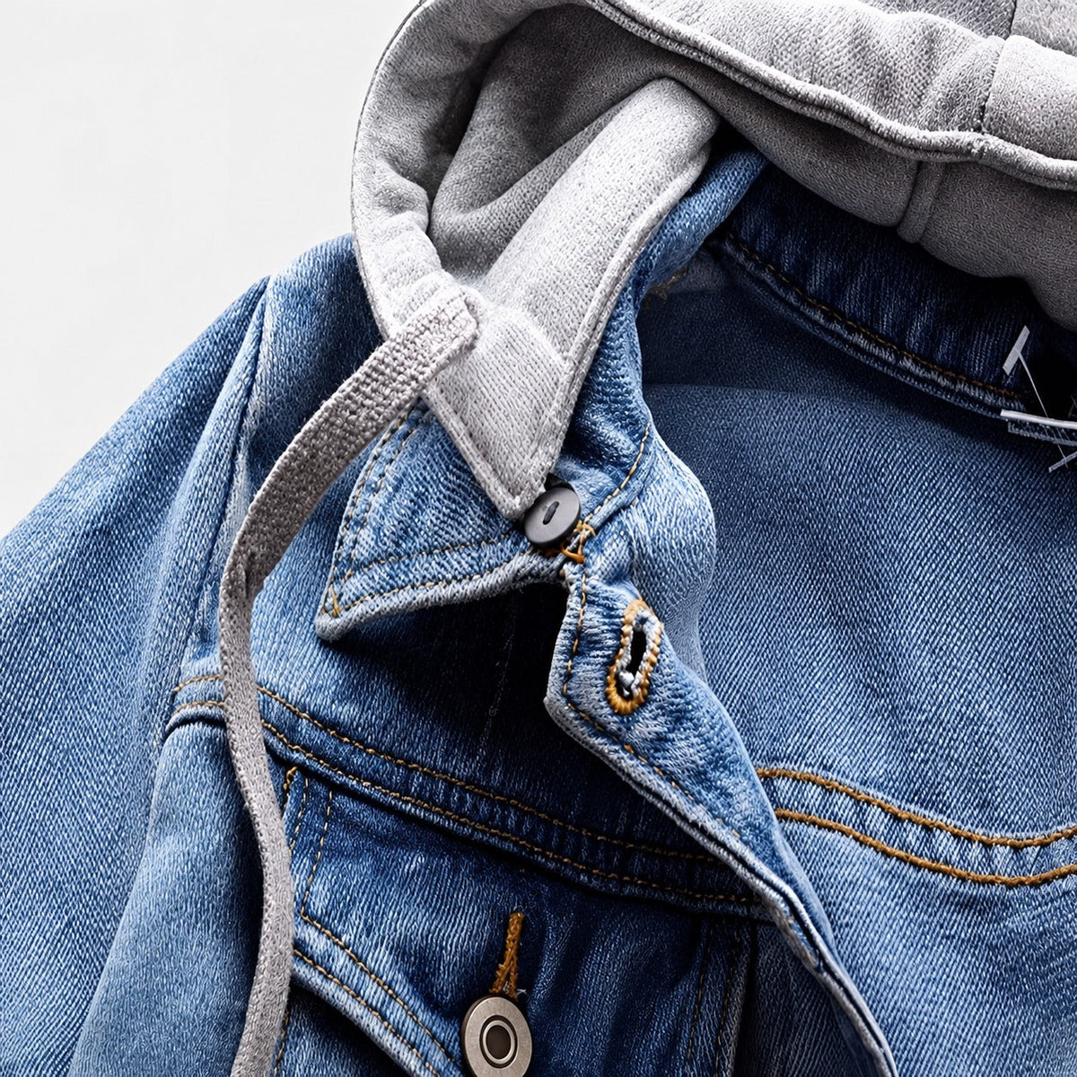 Adah - Lange Jacke mit abnehmbarer Kapuze