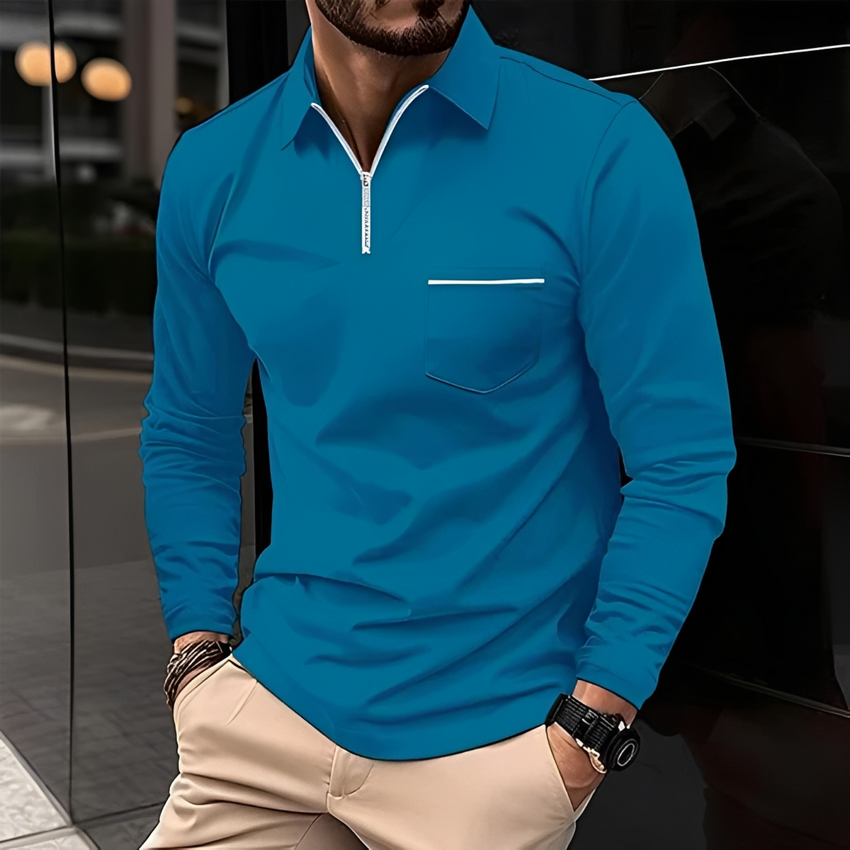 Romeo - Zeitlos und bequem: Langarmshirt