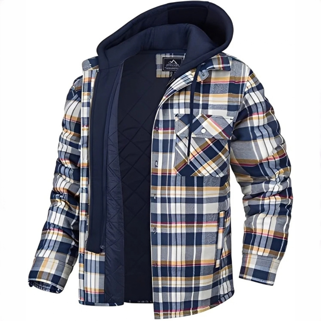 Cole - Komfortable Karo-Jacke