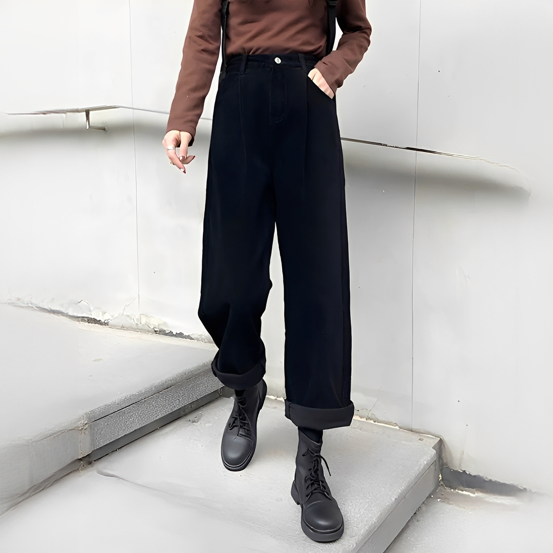Shelbie - Zeitlose Hose mit weitem Bein