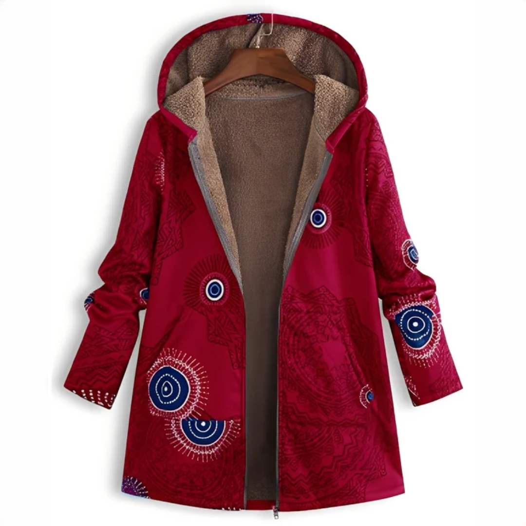 Jaslene - Klassische und bequeme Jacke mit Kapuze