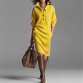 Camryn - Bequemes und behagliches Langarmkleid