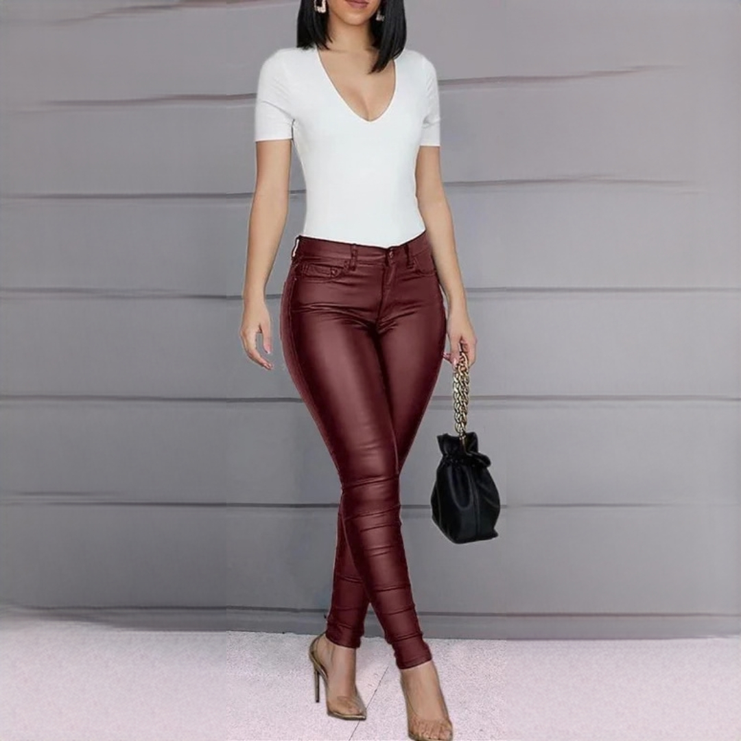 Dina - Elegante und moderne schmal geschnittene Hose