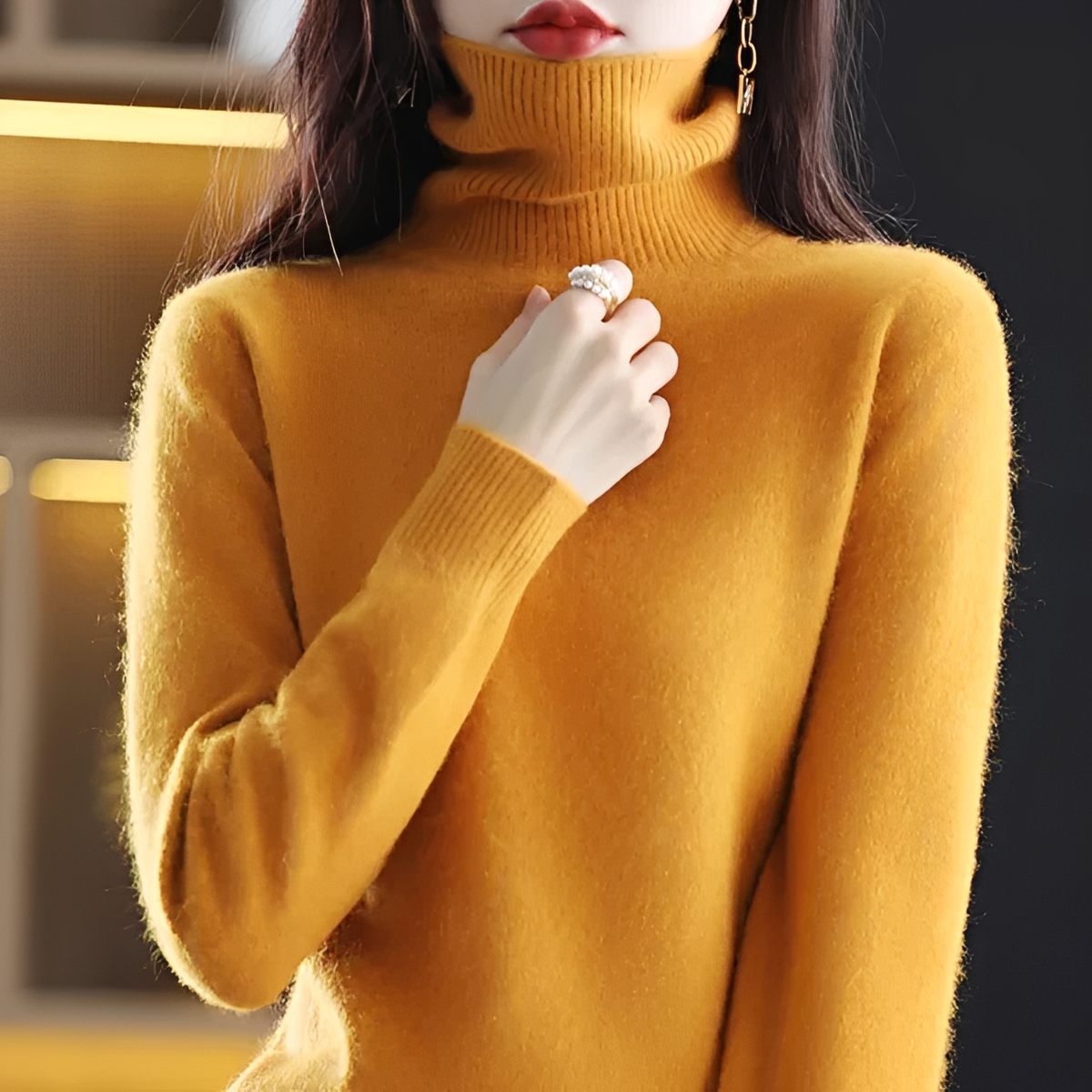 Letizia - Weicher Rollkragenpullover