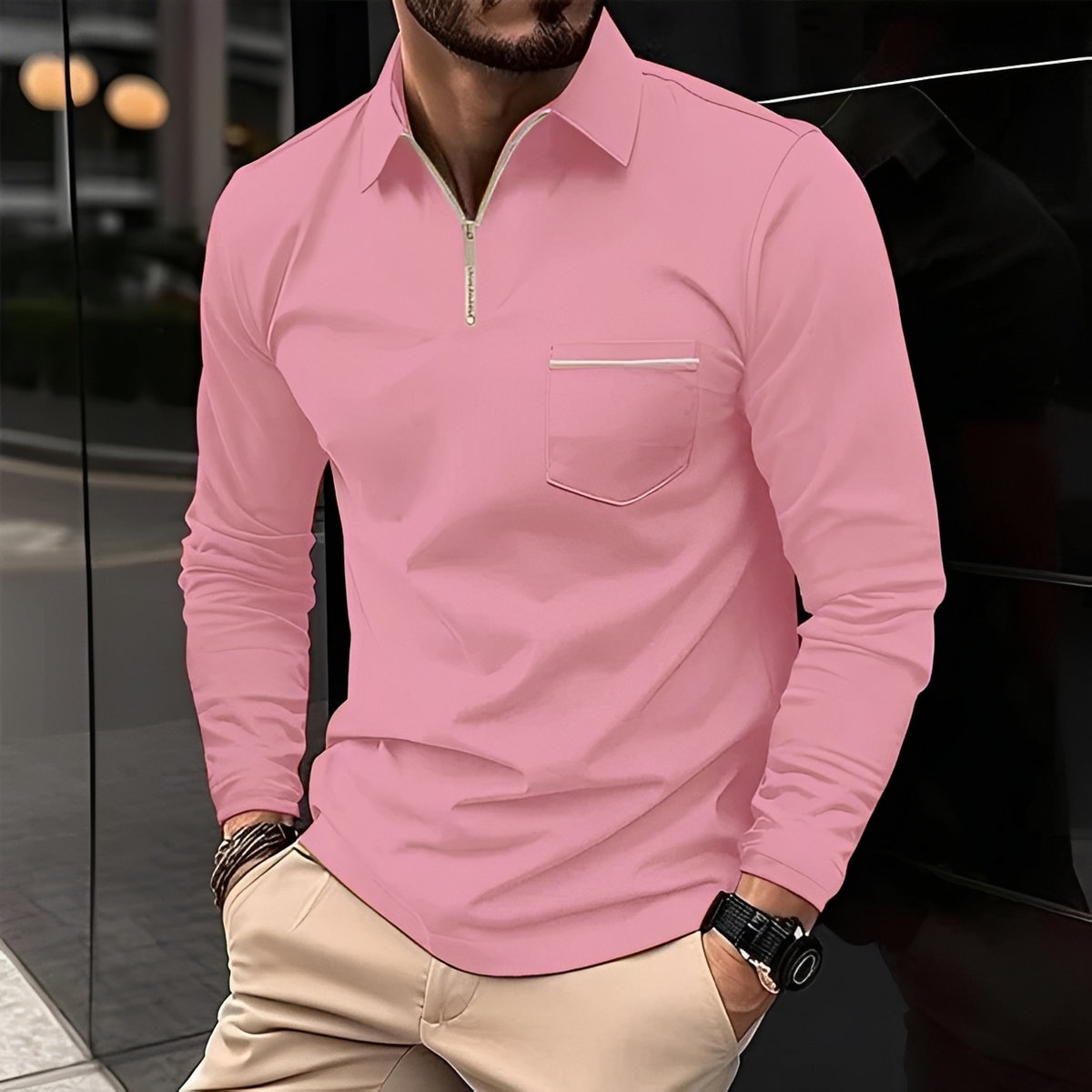 Romeo - Zeitlos und bequem: Langarmshirt