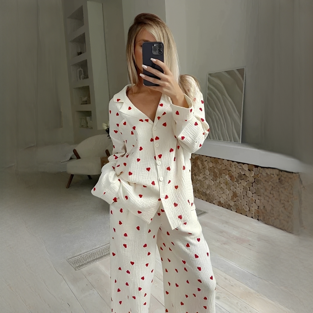 Eulalia - Stilvolles und gemütliches Pyjama-Set