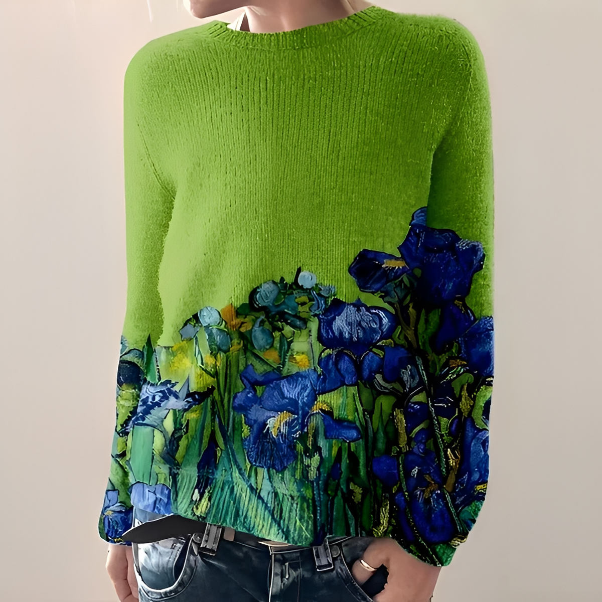 Liliane - Eleganter Pullover mit Rundhalsausschnitt