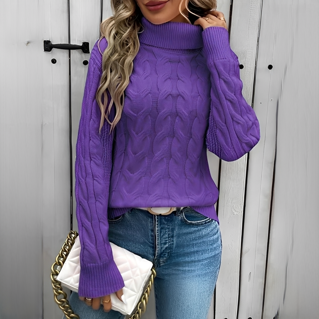Amélie - Komfortabler und modischer Rollkragenpullover