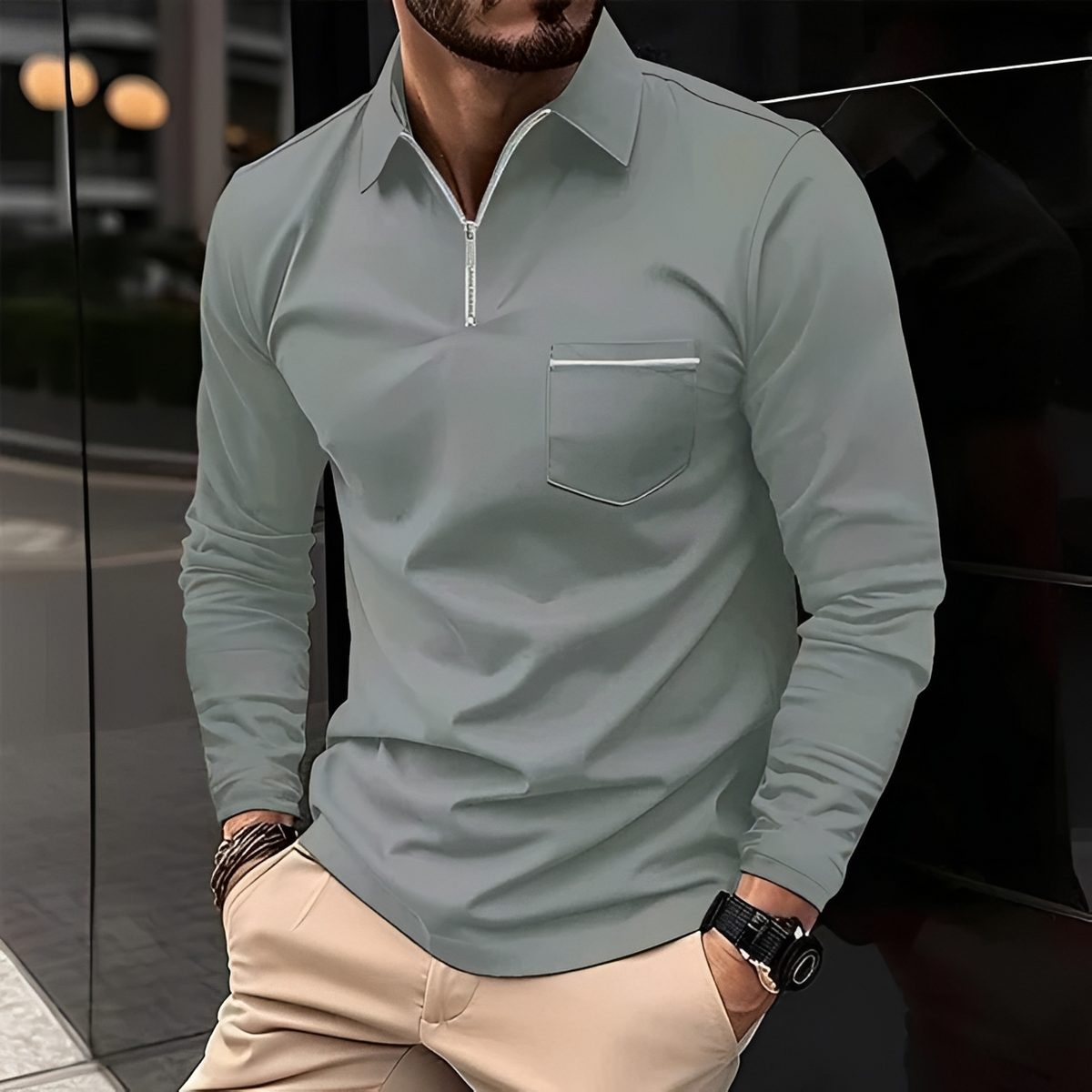 Romeo - Zeitlos und bequem: Langarmshirt