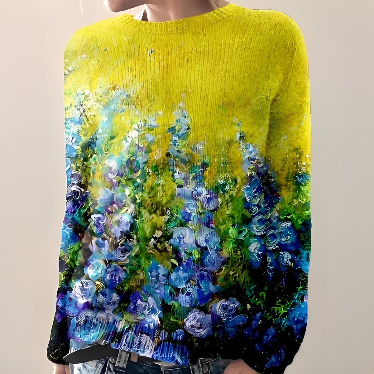 Liliane - Eleganter Pullover mit Rundhalsausschnitt
