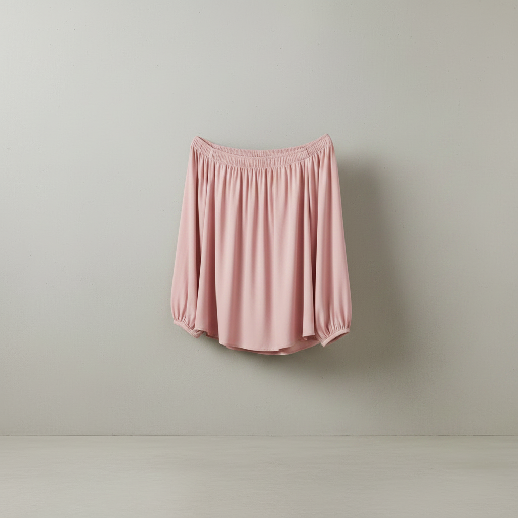 Chemisier rose en polyester