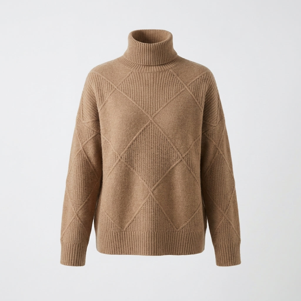 Camille - Stilvoller und gemütlicher Rollkragenpullover