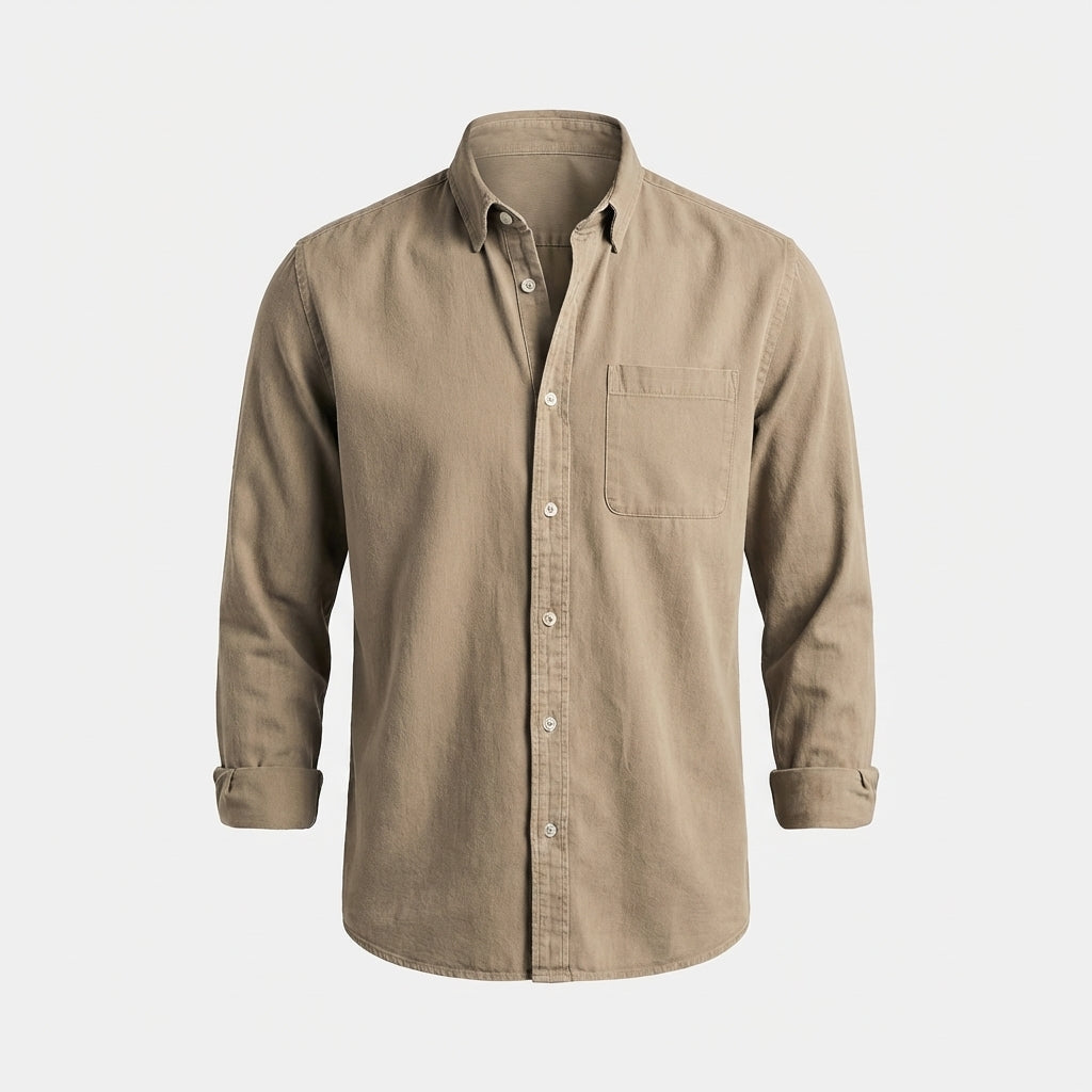 Gauvain - Casual Langarmhemd für Herren