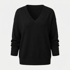 Herbst - Eleganter und komfortabler V-Ausschnitt-Pullover