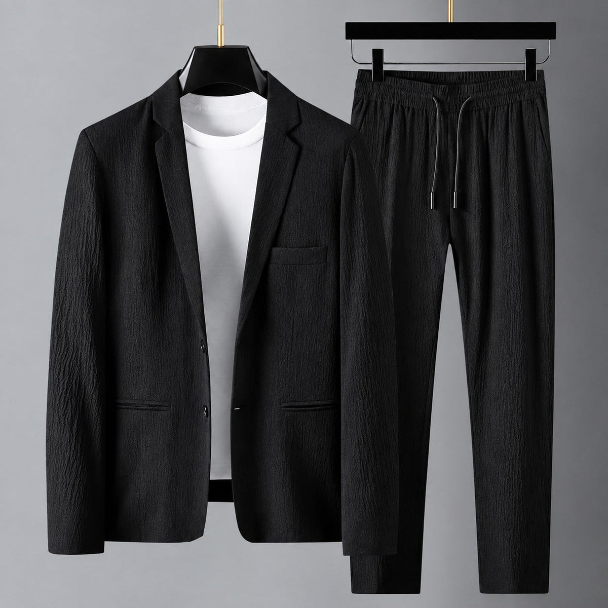 Herren Anzugset mit Blazer und Jogginghosen - Entspannte Passform