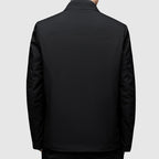 Herren Casual-Jacke mit Reißverschluss und Polokragen - Normale Passform