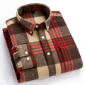 Herren Hemd mit Button-Down-Kragen - Karo-Muster, entspannter Schnitt