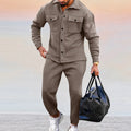 Herren-Set mit Freizeitjacke und elastischem Jogginghosenbund