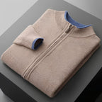 Herren-Trainingsanzug mit Reißverschluss-Cardigan und Hose - Moderner Schnitt, lässiger Stil