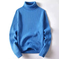 Herren-Turtleneck Pulli mit Rippenstruktur - Normaler Schnitt