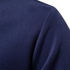 Langarm-Poloshirt für Herren mit klassischem Kragen und gerippten Bündchen