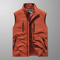 Herren-Cargojacke - Lässiger Schnitt, mehrere Taschen, Stehkragen
