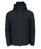Herrenjacke für draußen mit Kapuze und Reißverschlusstaschen