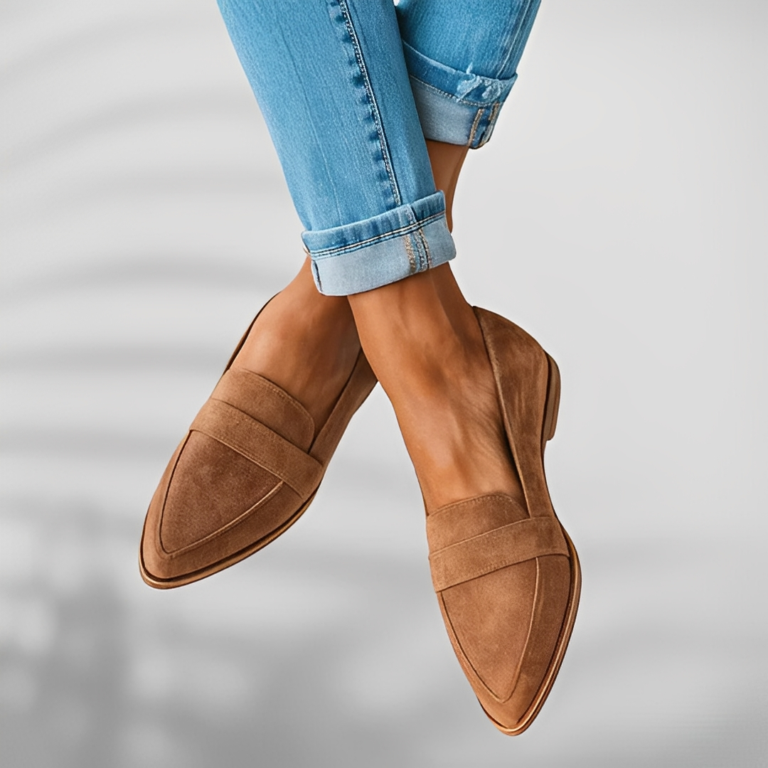 Thea - Alltags-Damenschuhe mit spitzer Kappe