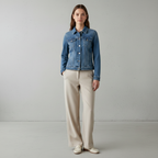 Blaue Jeansjacke