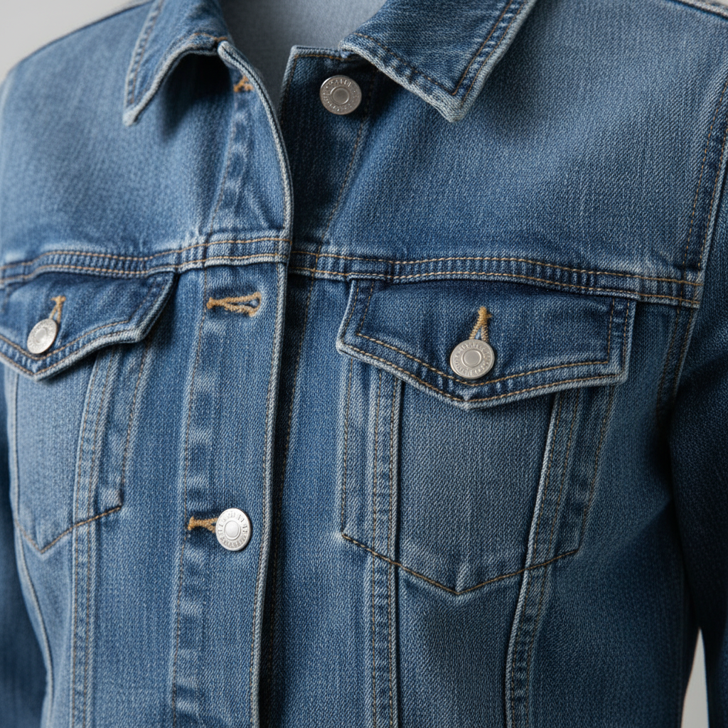 Blaue Jeansjacke