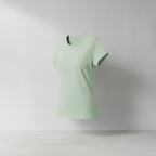 Grünes Baumwoll-T-Shirt