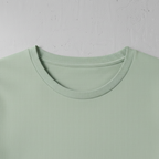 Grünes Baumwoll-T-Shirt