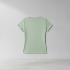 Grünes Baumwoll-T-Shirt